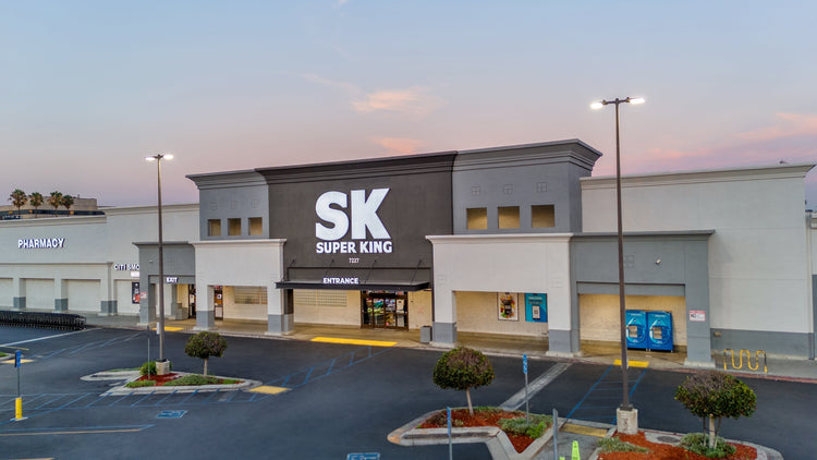 Exterior storefront and entrance of a Super King Markets location