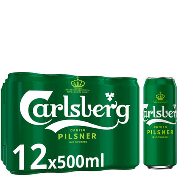 Carlsberg 12pk Can 16.9oz