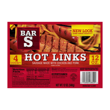 Bar-S Hot Links 12 oz Selected Varieties