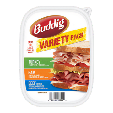 Buddig Variety Pack Turkey Ham Beef