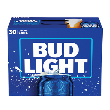 Budlight 30 Pk 12 oz Cans