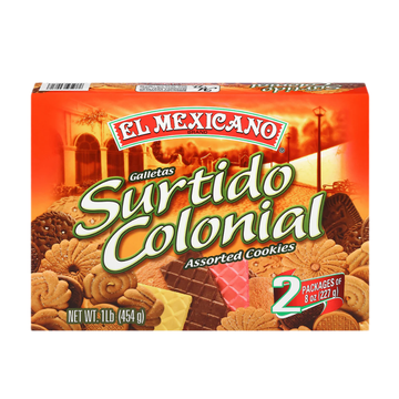 El Mexicano Surtido Colonial Cookies 16 oz