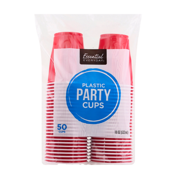 Essential Everyday Red Party Cup 18 oz