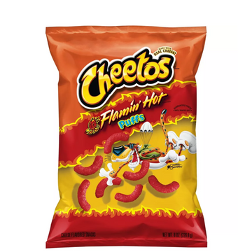 Cheetos Flamin Hot Puffs 8oz