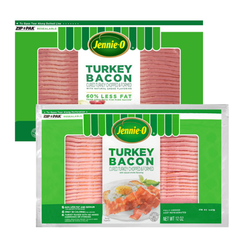 Jennie O Turkey Bacon 12 oz Selected Varieties