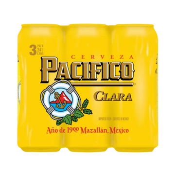 Pacifico Clara 3 Pk 24 oz
