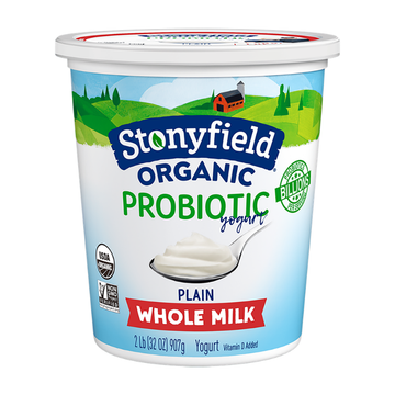 Stonyfield Organic Yogurt Whole Milk 32 oz