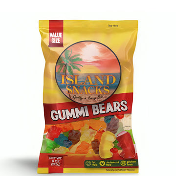 Island Snacks Gummi Bears 8oz