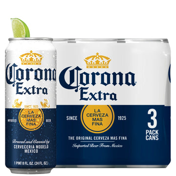 Corona Extra 3pk Can 24oz