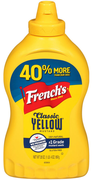 French's Classic Yellow Mustard 20 oz