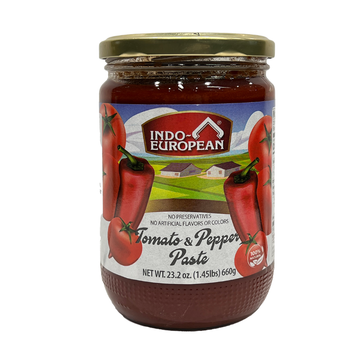 Indo European Tomato & Pepper Paste 660 Grams, pantry staple at Super King Markets