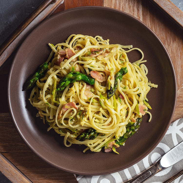 Asparagus Pasta Carbonara – Super King Markets