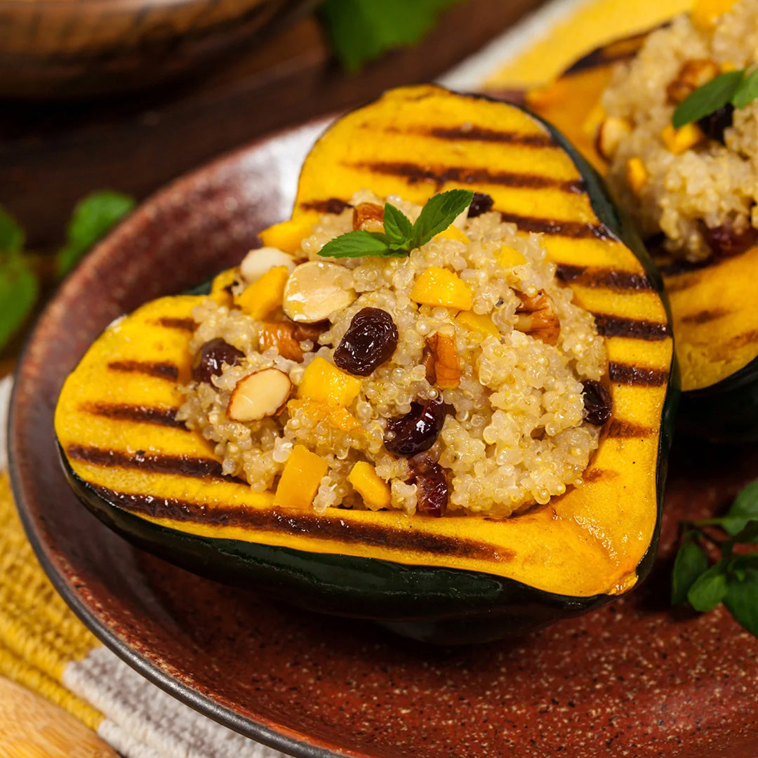 Quinoa Stuffed Squash: A Cozy & Healthy Vegetarian Fall Dinner Recipe