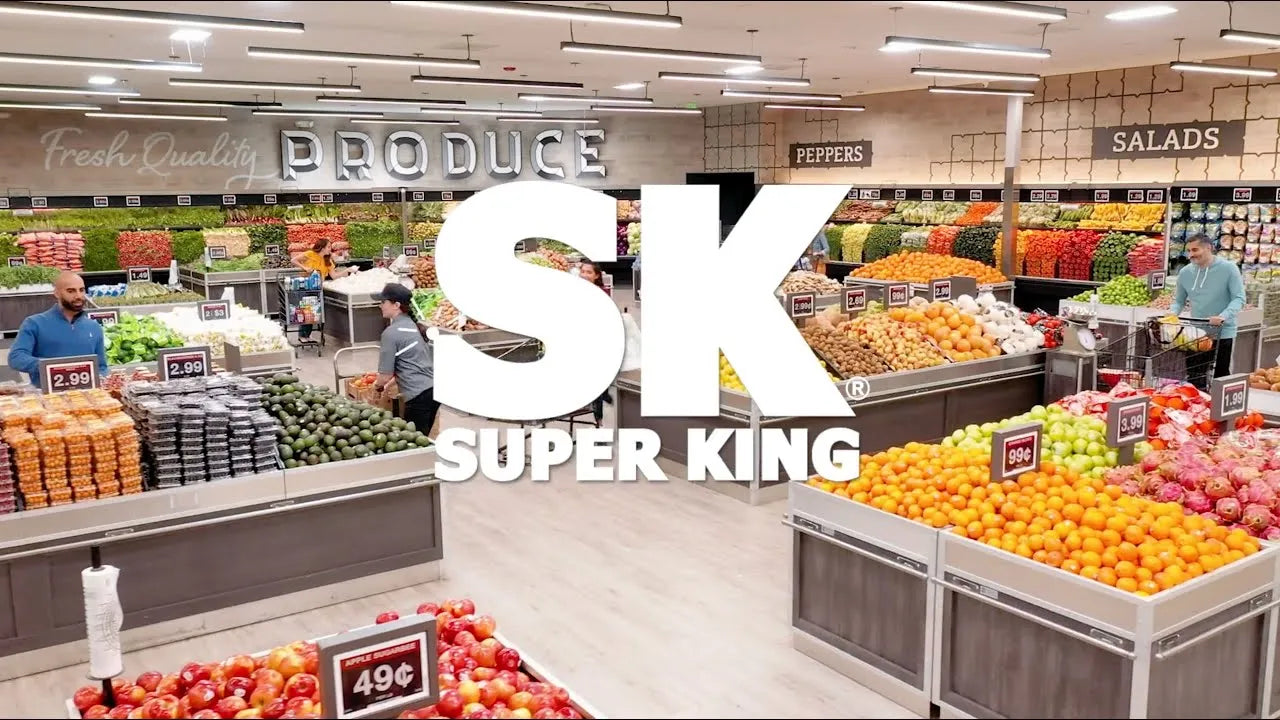shopping at an international supermarket
