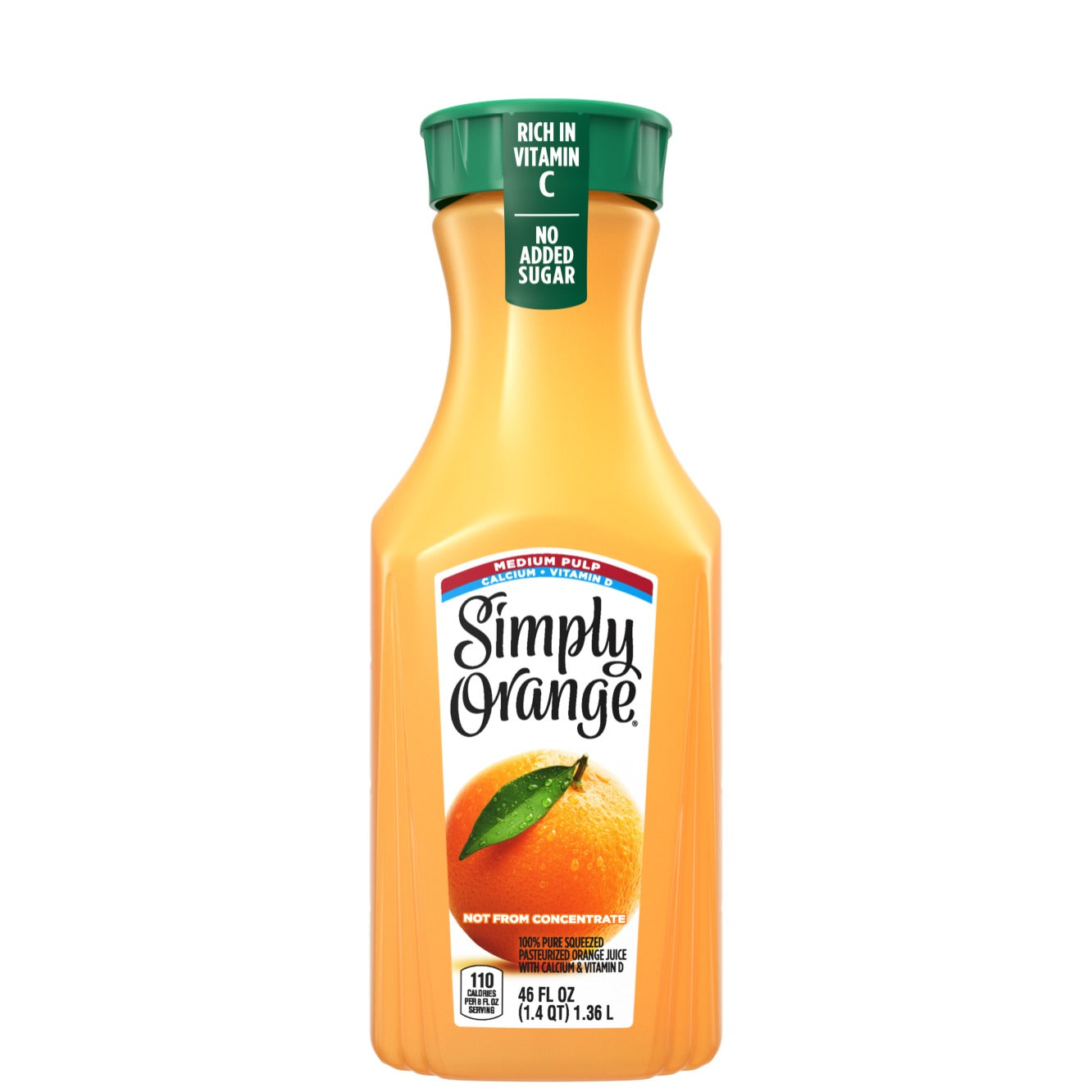 Simply Orange Medium Pulp W/Calcium & Vitamin D Juice 46oz