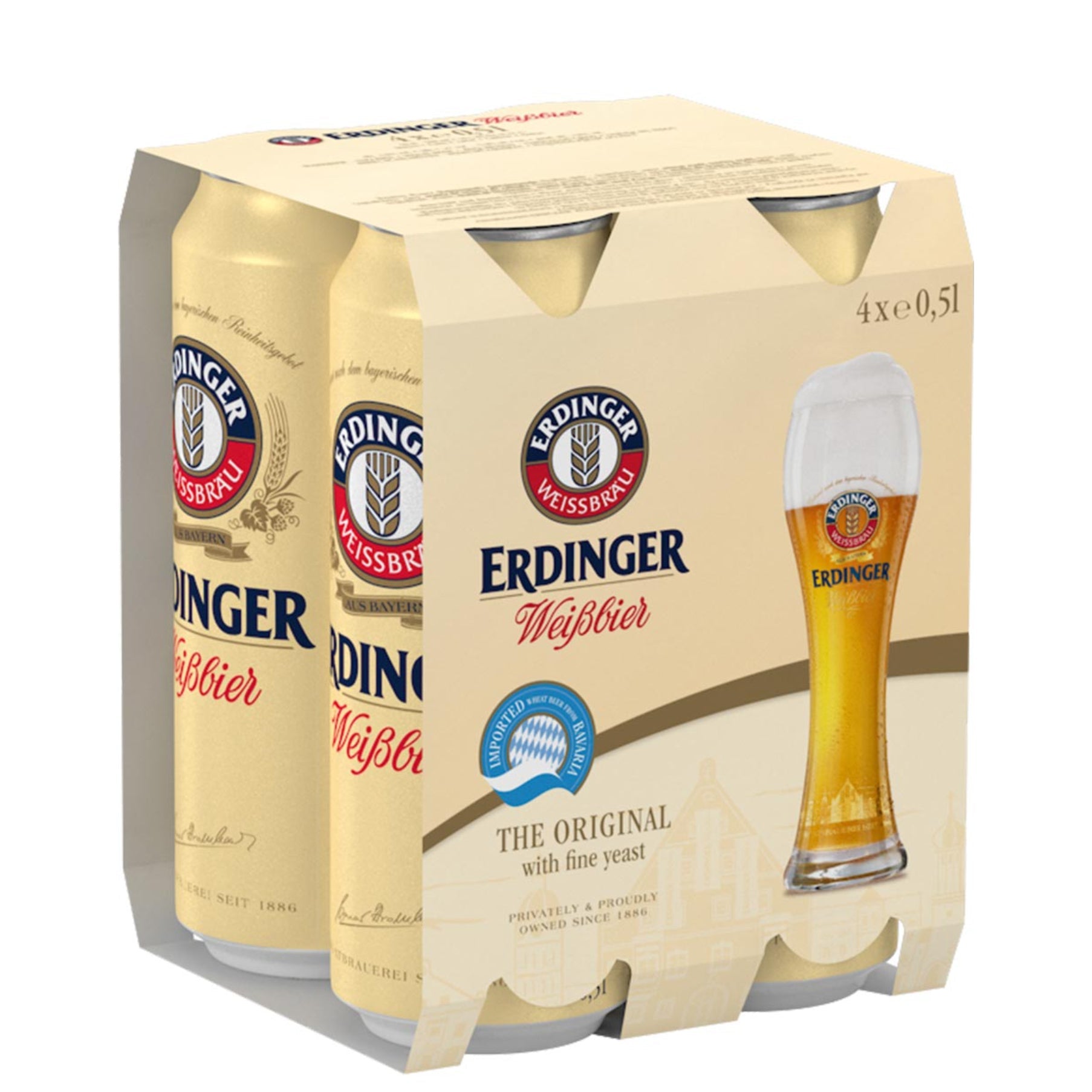 Erdinger Weibbier 4pk Btl 16.9oz
