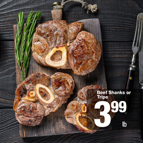 Weekly meat and seafood specials at Super King Markets