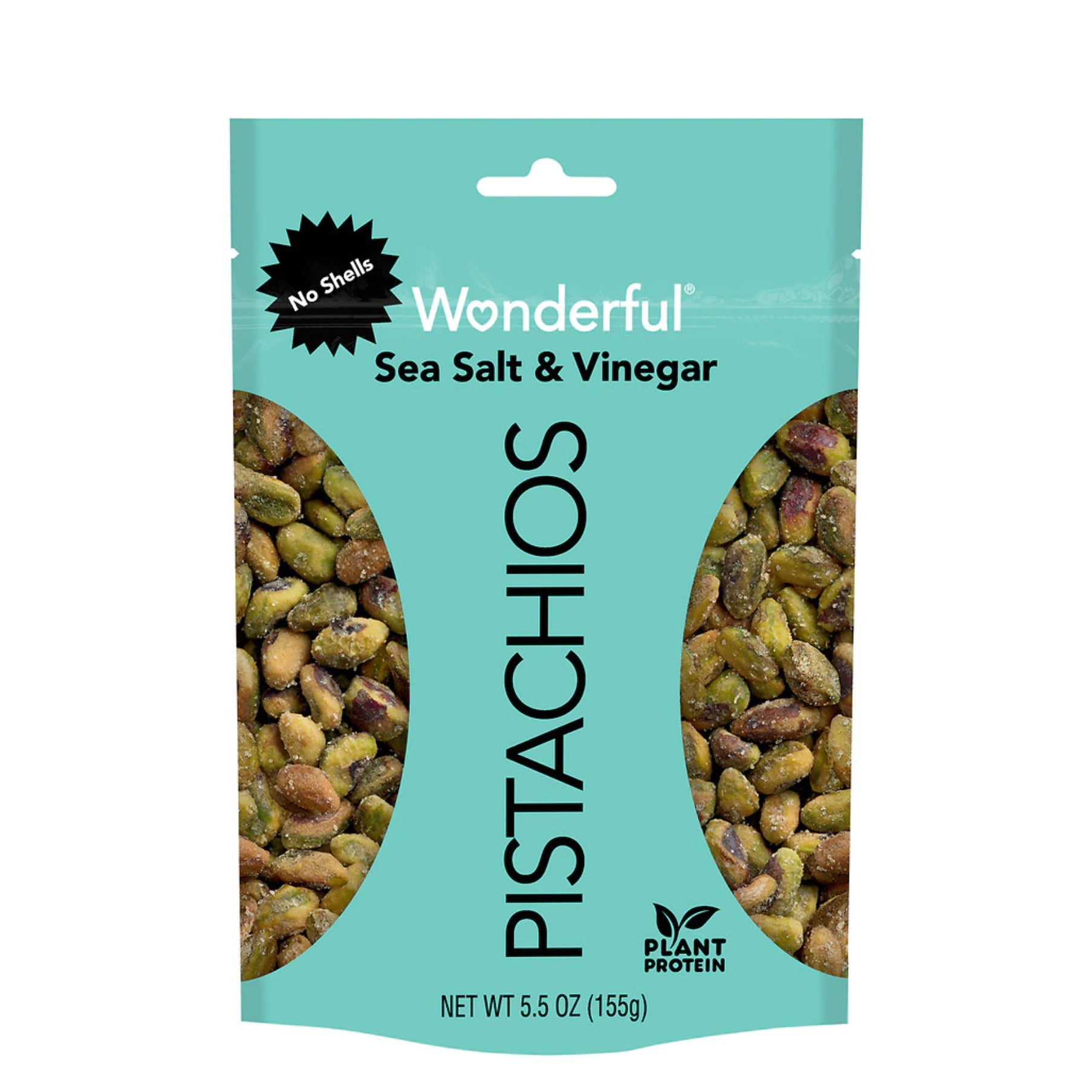 Wonderful Sea Salt and Vinegar Pistachios No Shells 5.5oz