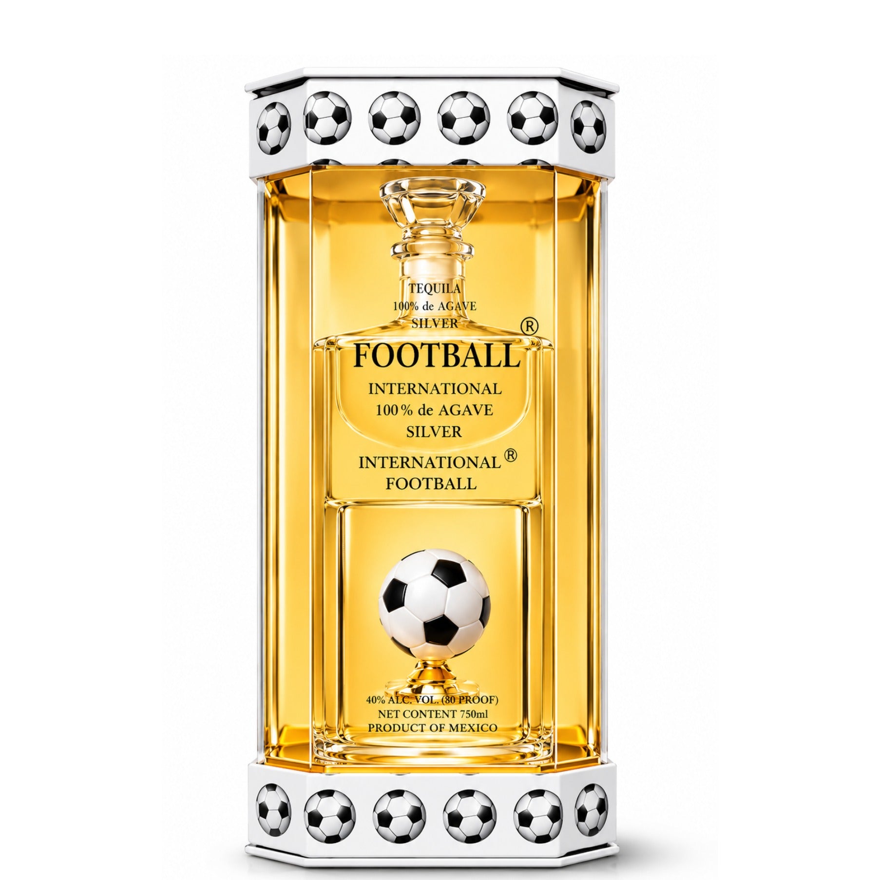 Casino Azul International Football Edition Silver Tequila 750ml