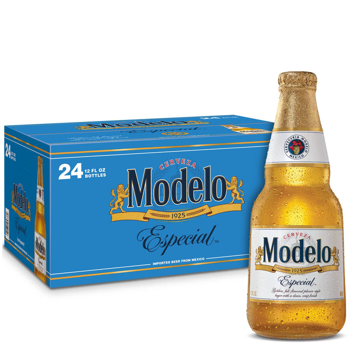 Modelo Especial 24 Pk 12 oz Cans or Btls — wine & spirits selection at Super King Markets