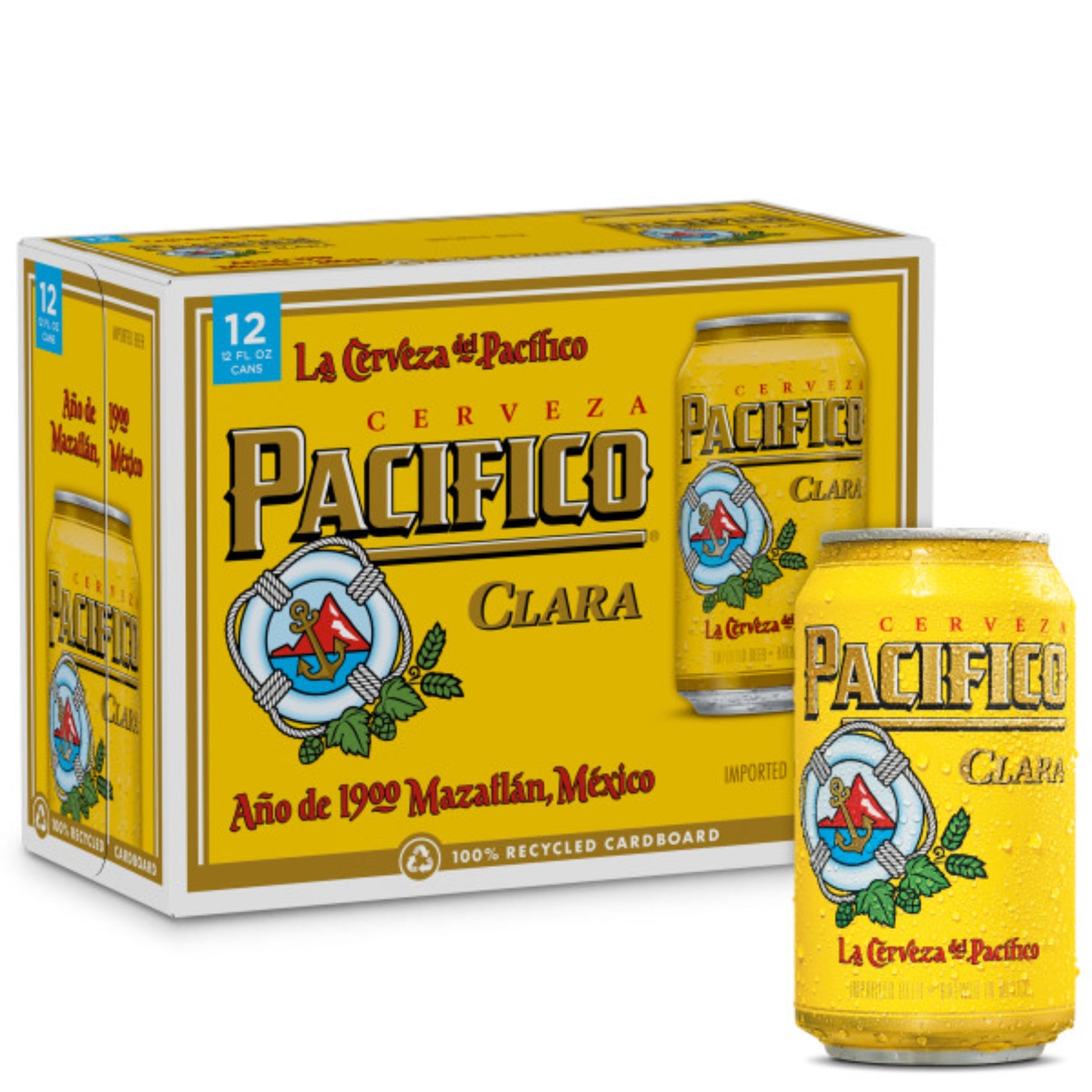 Pacifico Clara 12pk Can 12oz