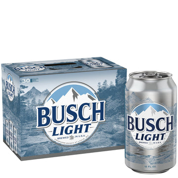 Busch Light 30pk Can 12oz