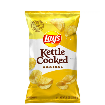 Lay's Kettle Cooked Original Potato Chips 8oz