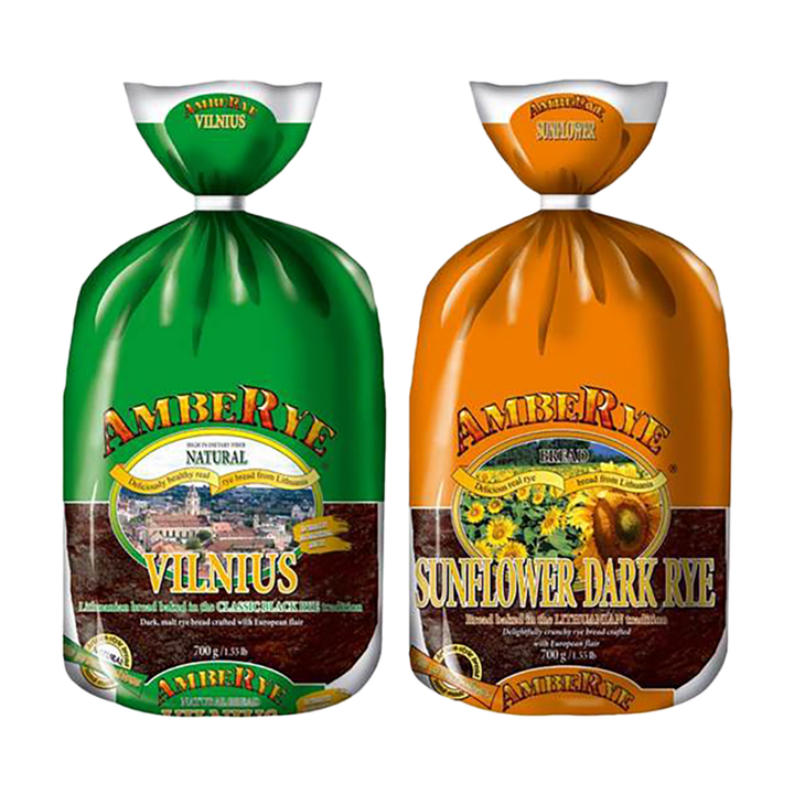 Amber Rye Breads Selected Vaieties 700-800 Grams