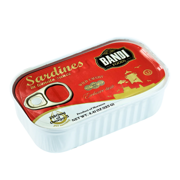 Bandi Sardines In Tomato Sauce 125 Grams