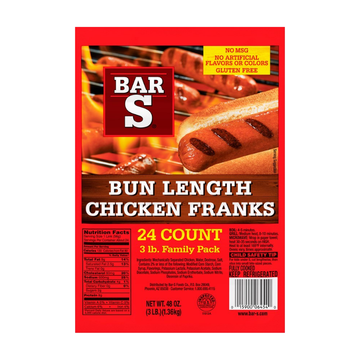 Bar-S Family Pack Franks 3 lbs