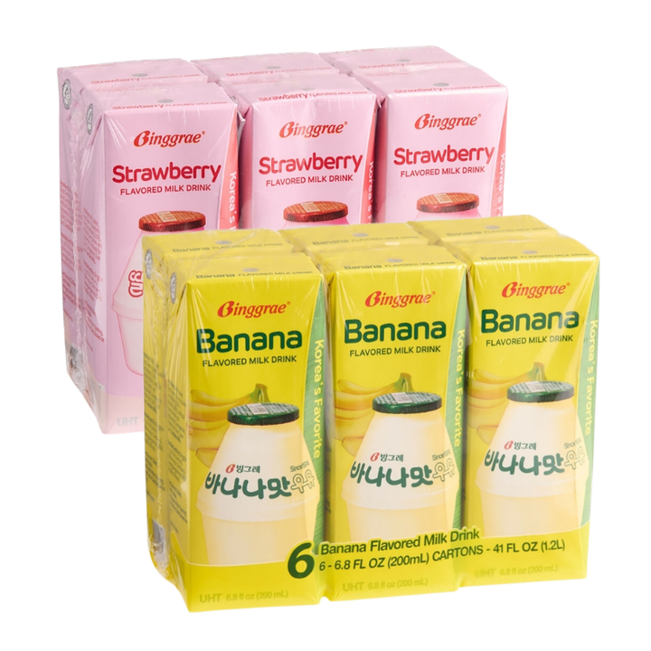 Binggrae Milk Drinks 6 Pk