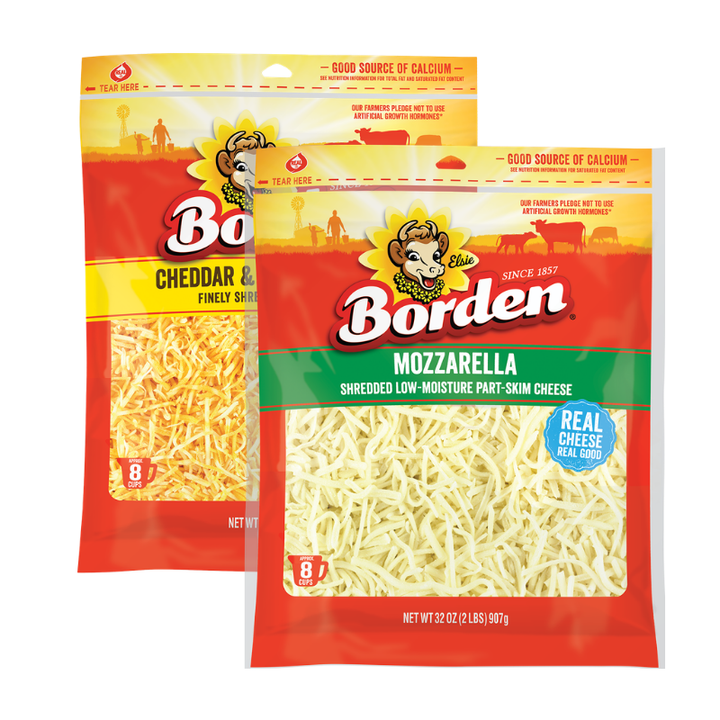 Borden Fine Shredded Cheese 32 oz 