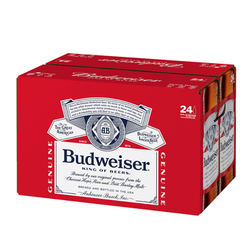 Budweiser 24 pk 12 oz btls