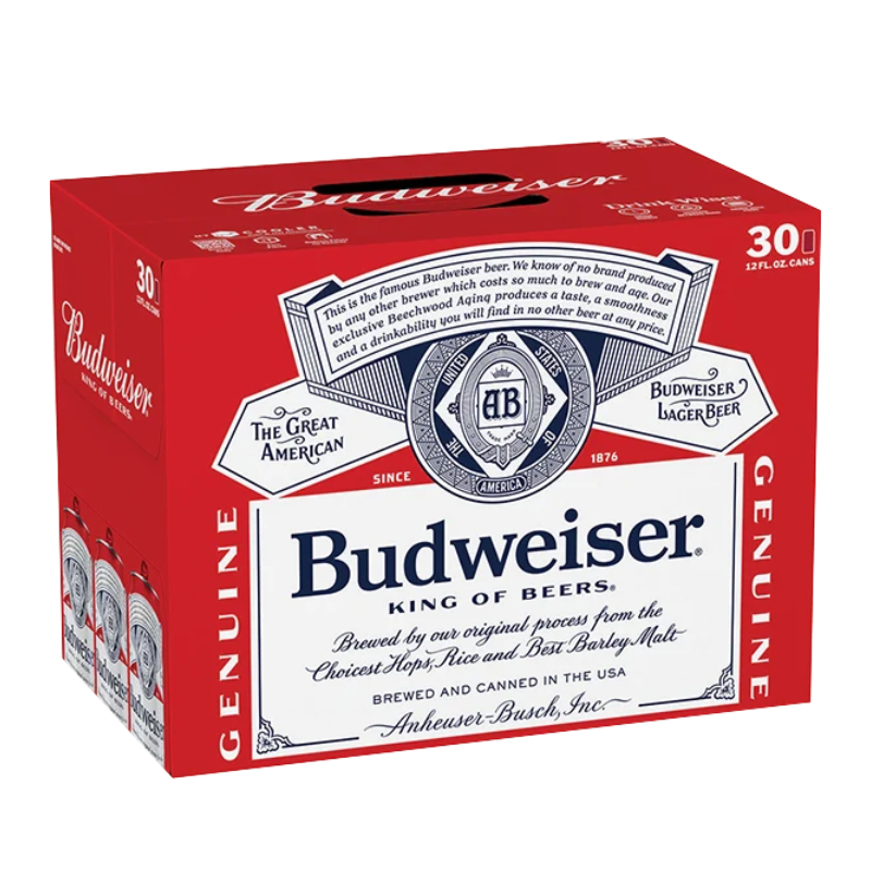 Budweiser 30 Pk 12 oz Cans