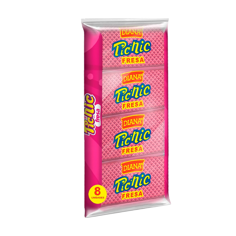 Diana Pic Nic Strawberry Wafers 4.8 oz