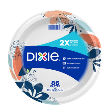 Dixie Plates 10-1/2" 86 ct