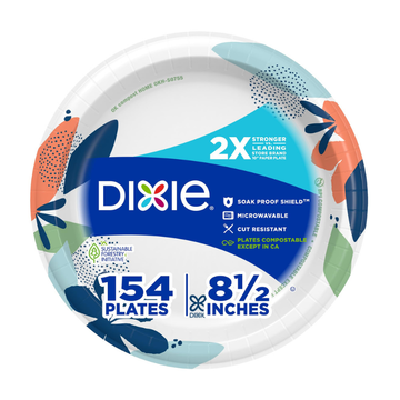 Dixie Plates 8-1/2" 154 ct