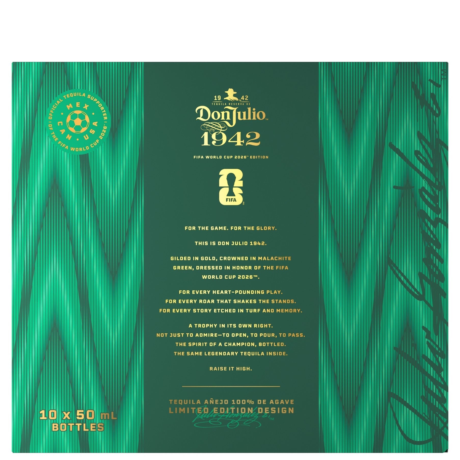 Don Julio Anejo 1942 FIFA World Cup 2026 Limited Edition Tequila 10pk/50ml — view 4