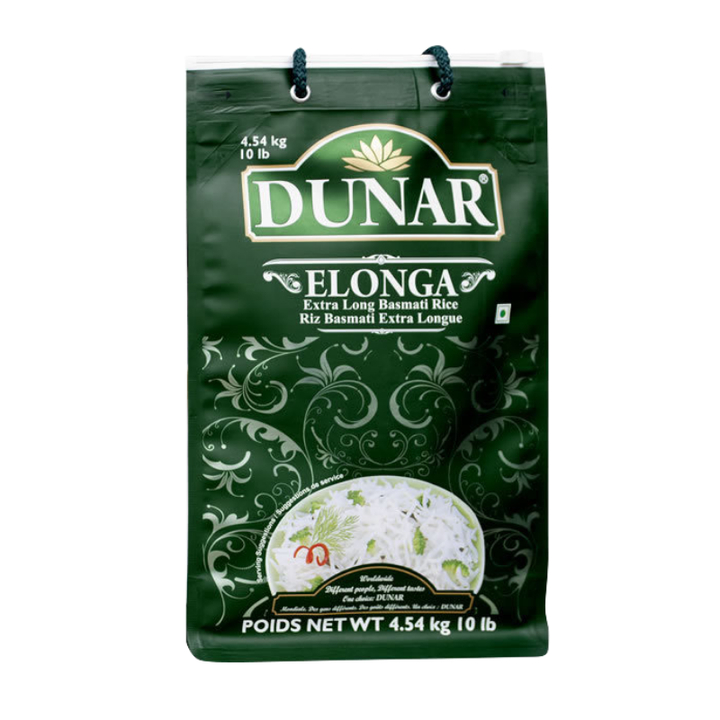 Dunar Elonga Basmati Rice 10 lb