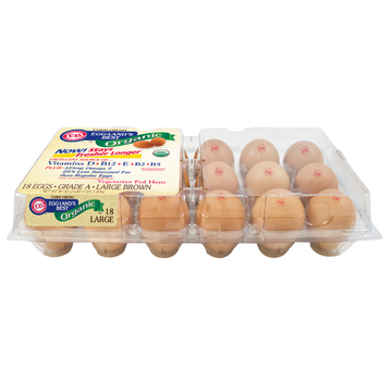 Eggland's Best Organic Eggs Grade A 18 ct