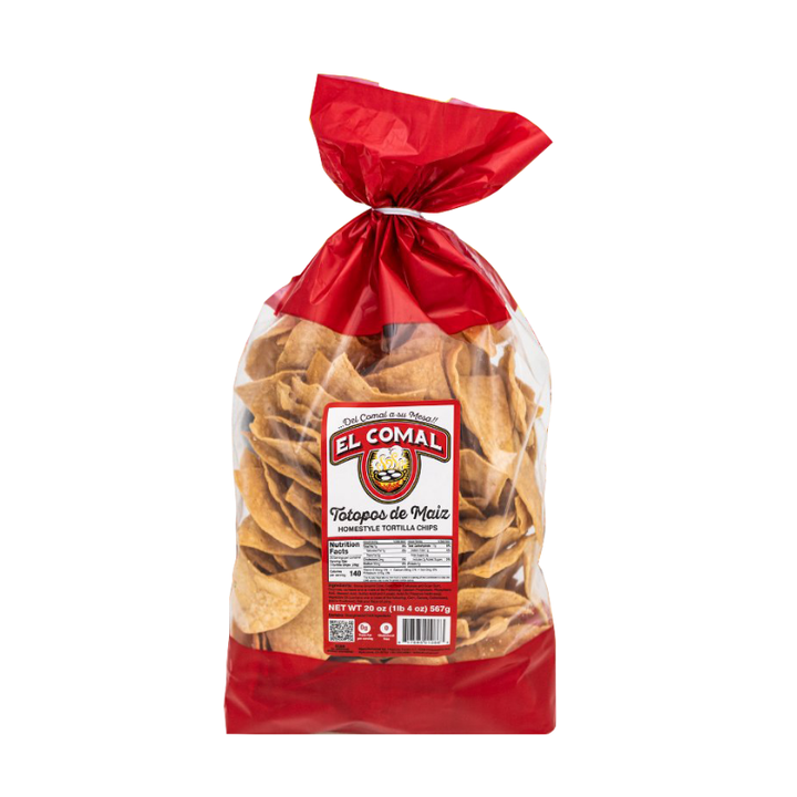 El Comal Chips Totopos 20 oz