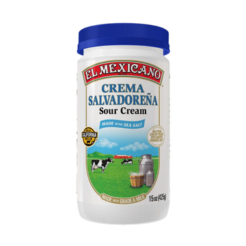 El Mexicano Crema Salvadorena 15 oz