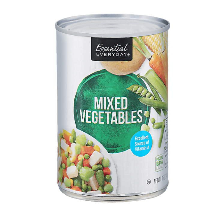 Essential Everyday Canned Mixed Vegetables 16 oz