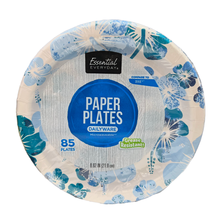 Essential Everyday Paper Plates Design 8.62 Inch