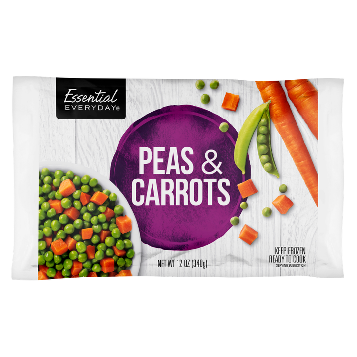 Everyday Essential Frozen Vegetables Peas & Carrots 12 oz 