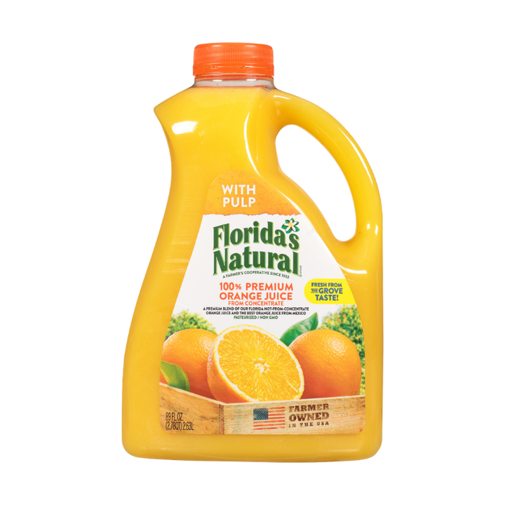 Florida's Natural Orange Juice With Pulp 89 oz