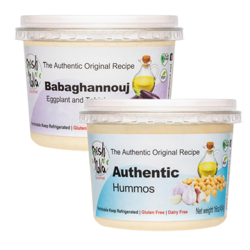 Fresh N Nova Hummus, Baba Ghanouj or Garlic Spread 16 oz