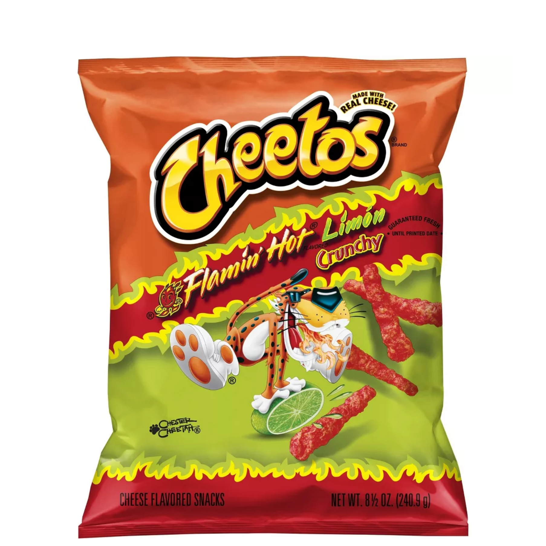 Cheetos Crunchy Flamin' Hot Limón 8.5oz