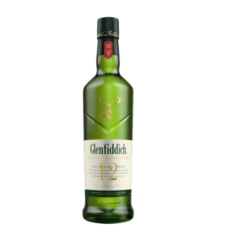 Glenfiddich 12 Yr Single Malt Scotch Whisky 750 ml