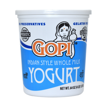 Gopi Plain Yogurt 64 oz